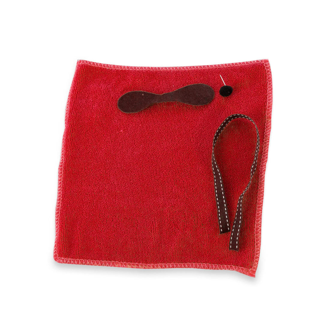 Absorberende handdoek Rustuff rood 1 kleur