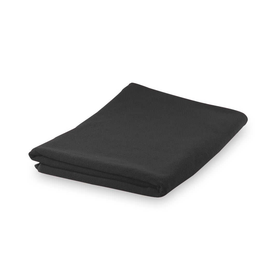 Absorberende handdoek Lypso zwart onbedrukt