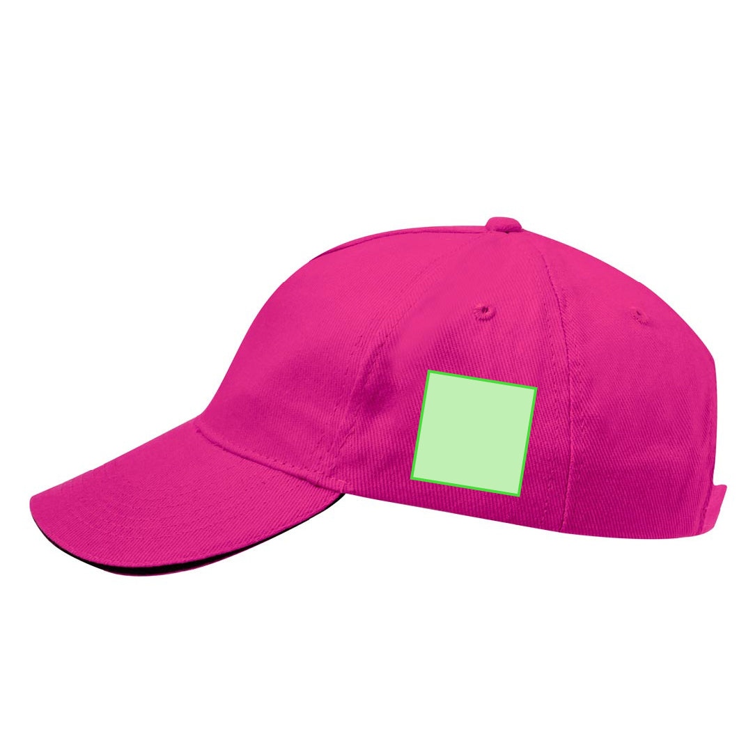 Cap Kisse rood 1 kleur