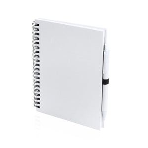Notitieboek Koguel wit 2 kleuren