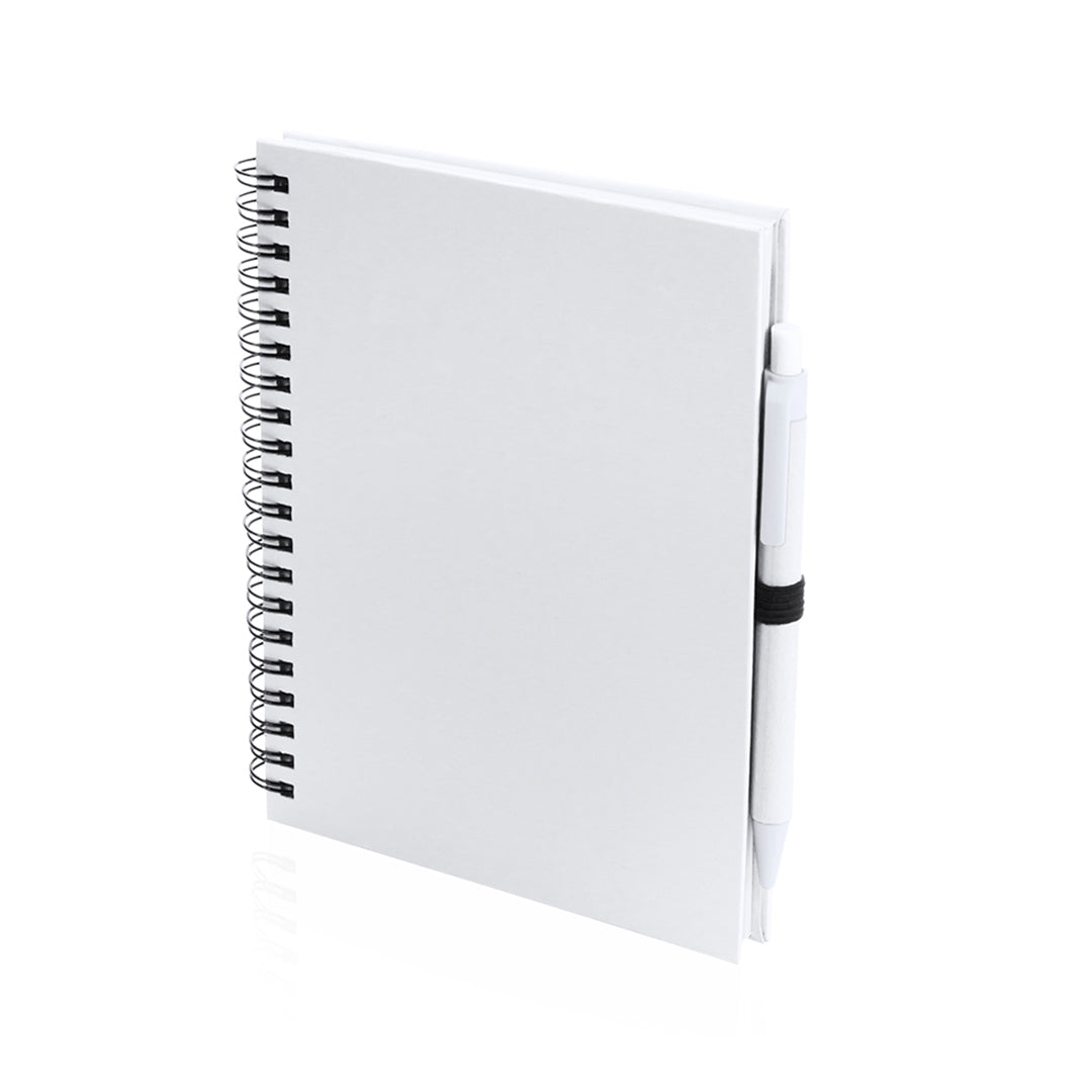 Notitieboek Koguel wit 2 kleuren