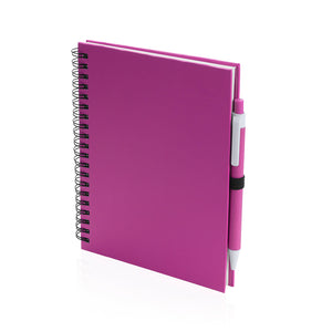 Notitieboek Koguel geel 2 kleuren