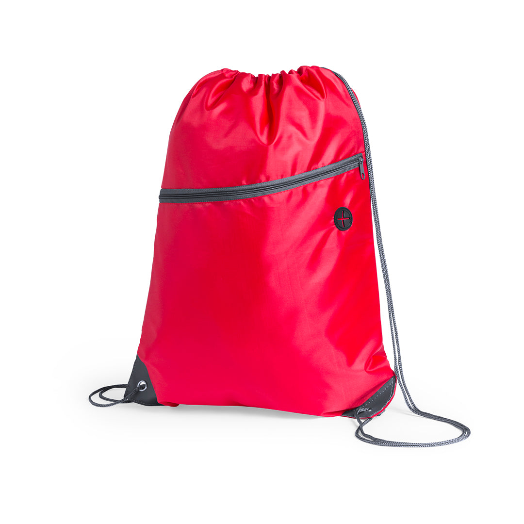 Trekkoordtas messen fuchsia 1 kleur