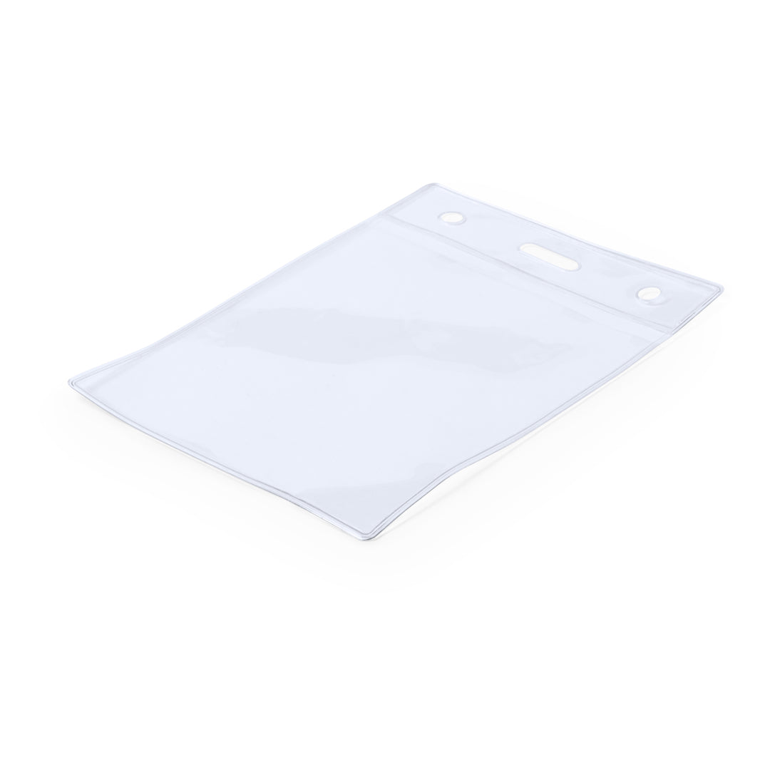 ID-badge Bizzot beige onbedrukt