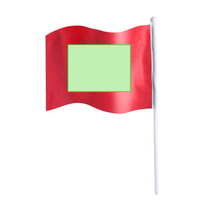 Wimpelvlag Rolof rood 1 kleur