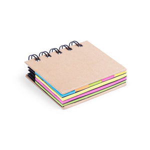 Plaknotitieblok Laska beige onbedrukt