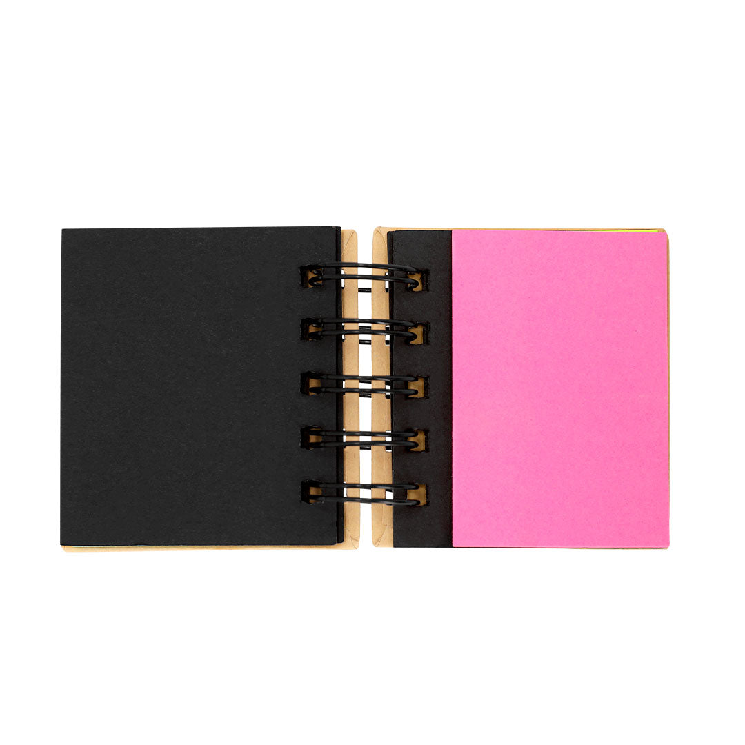Plaknotitieblok Laska beige 2 kleuren