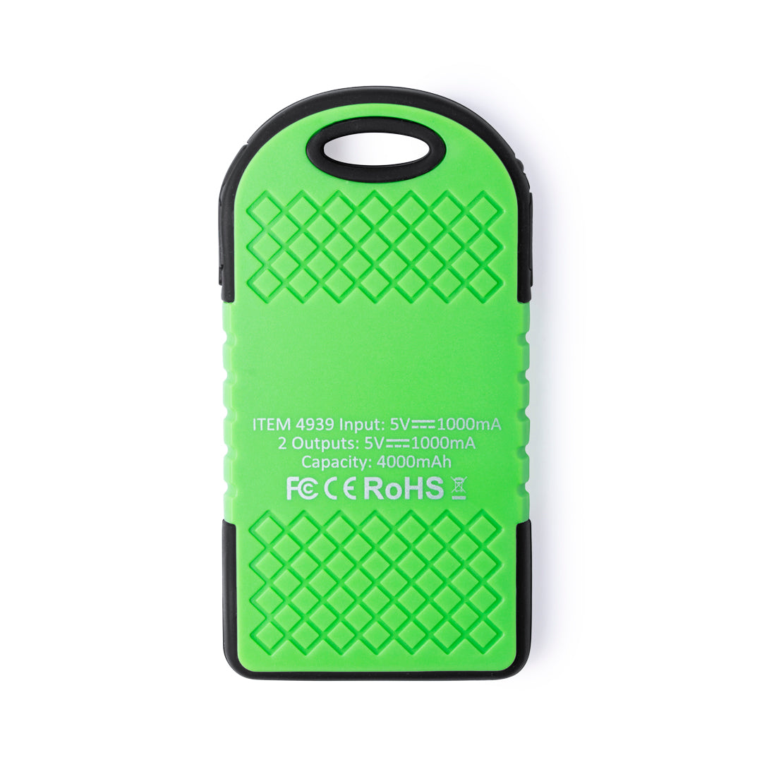 Powerbank Lenard wit onbedrukt