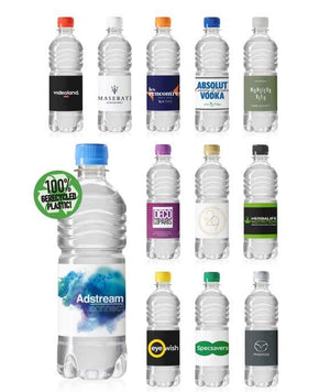 RPET flesje mineraalwater 500 ml bedrukken