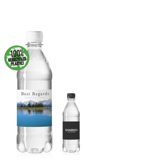 RPET flesje BRUISEND mineraalwater 500 ml bedrukken