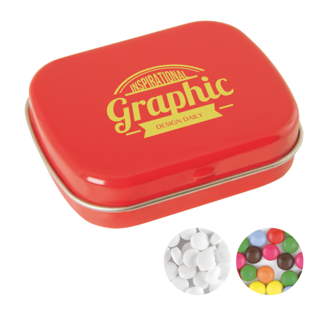 Scharnierblik met mintjes 72u paars 1 kleur 10776
