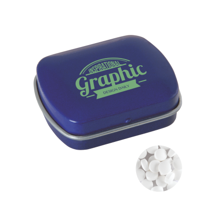 Klein blik met `triangle` mints  72usample