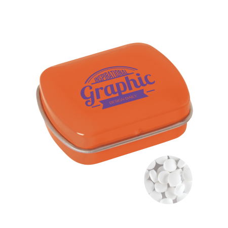 Klein blik met `triangle` mints  72usample