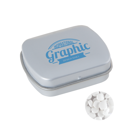 Klein blik met `triangle` mints  72usample