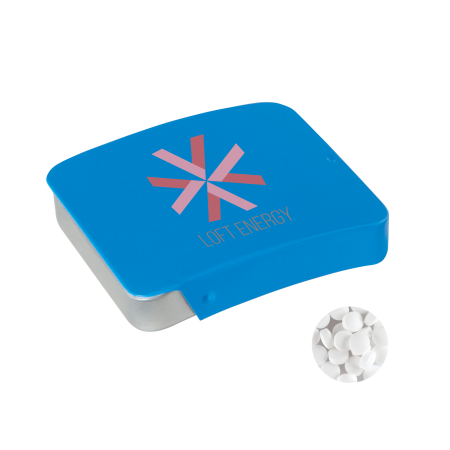 Schuifblikje met triangle` mints donkerblauw 3 kleuren 10989