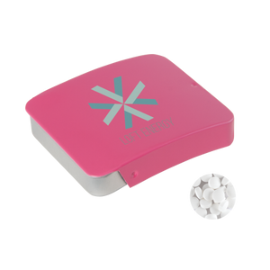 Schuifblikje met triangle` mints lichtblauw 3 kleuren 10994