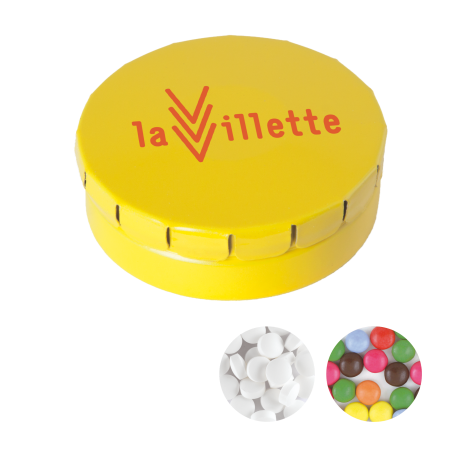 Rond click clack blik mints  72usample