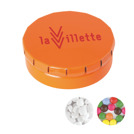 Rond click clack blik mints  72usample