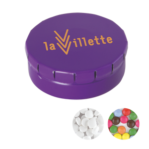Rond click clack blik mints 72u roze 1 kleur 9994