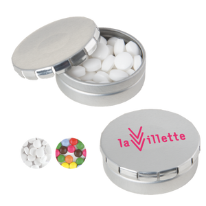 Rond click clack blik mints 72u wit 1 kleur 9996