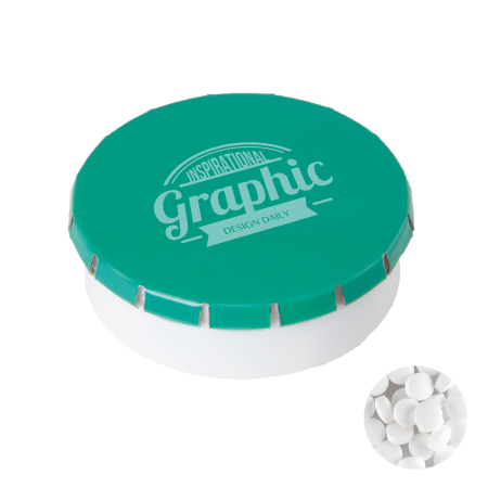 Rond click clack blik mints  72usample