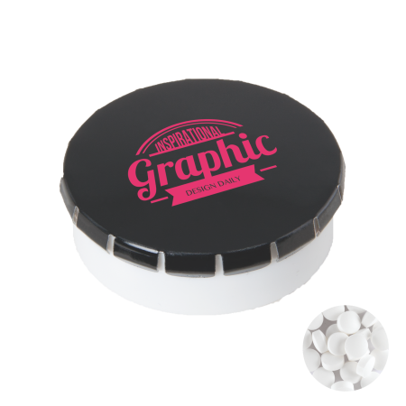 Rond click clack blik mints  72usample