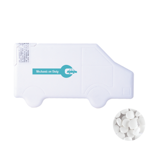 Vrachtwagen mintdispenser bedrukken