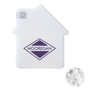 Hart mintdispenser met mints 72u transparant 1 kleur 5056