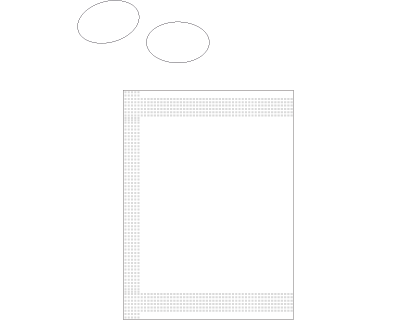 Zakje met 2 ovale mints custom made 2 kleuren 13525