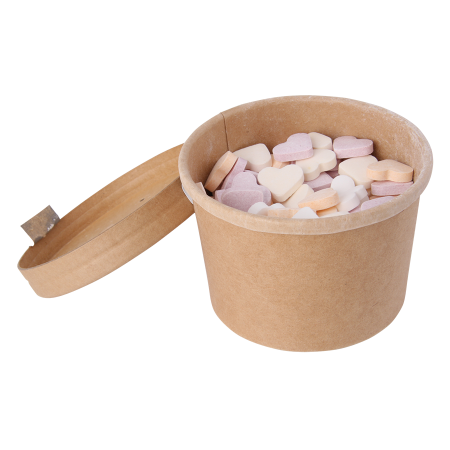 Snoeppot karton met snoep bedrukken