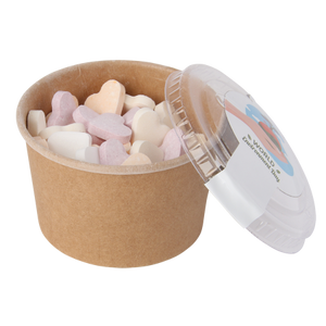 Snoeppot karton met snoep bedrukken