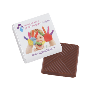 Chocolade 5 gr. Callebaut bedrukken