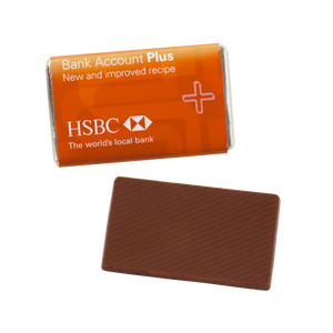 Chocolade tablet 10,5 gr. bedrukken