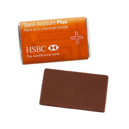 Chocolade tablet 10,5 gr. bedrukken