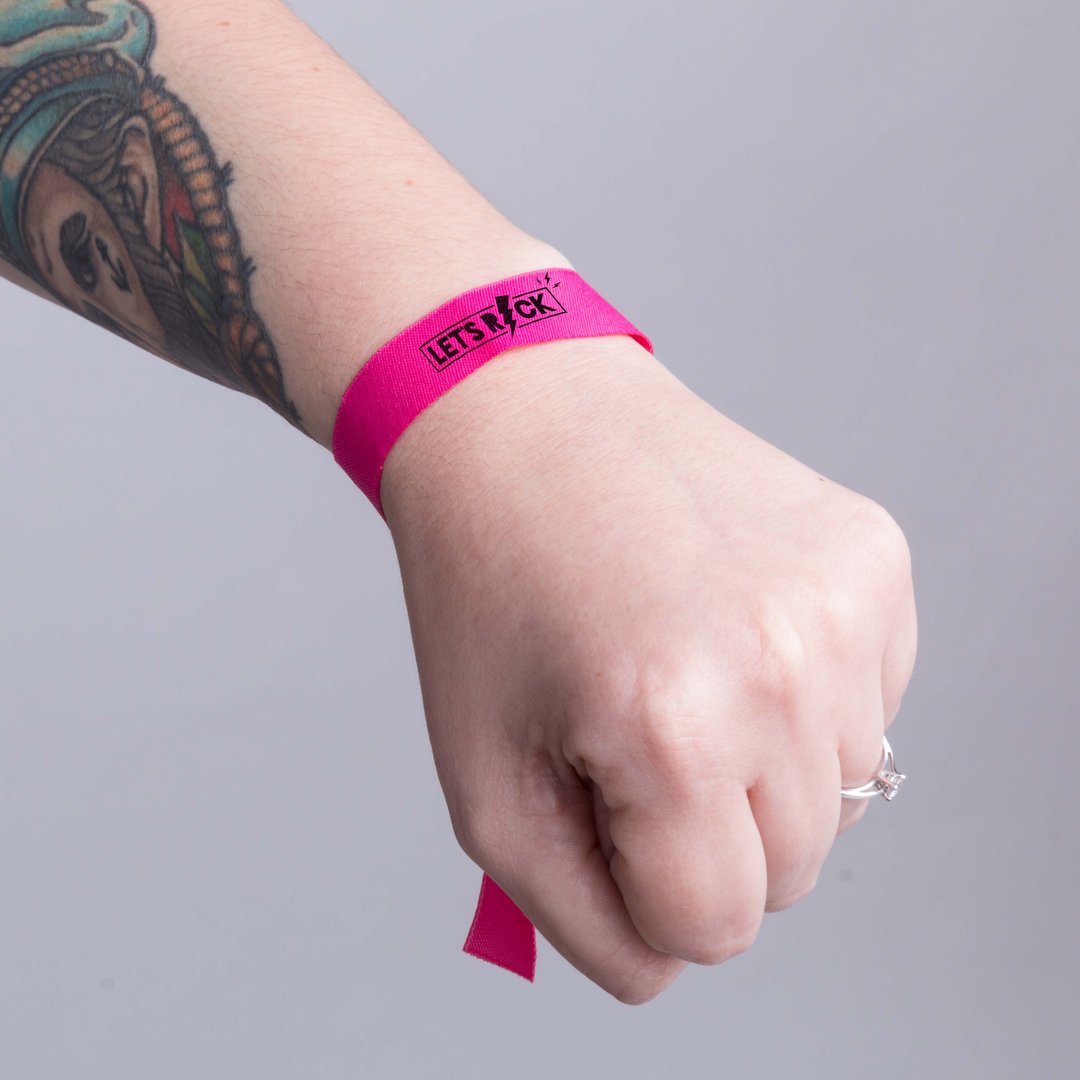 Armband Plasker oranje onbedrukt