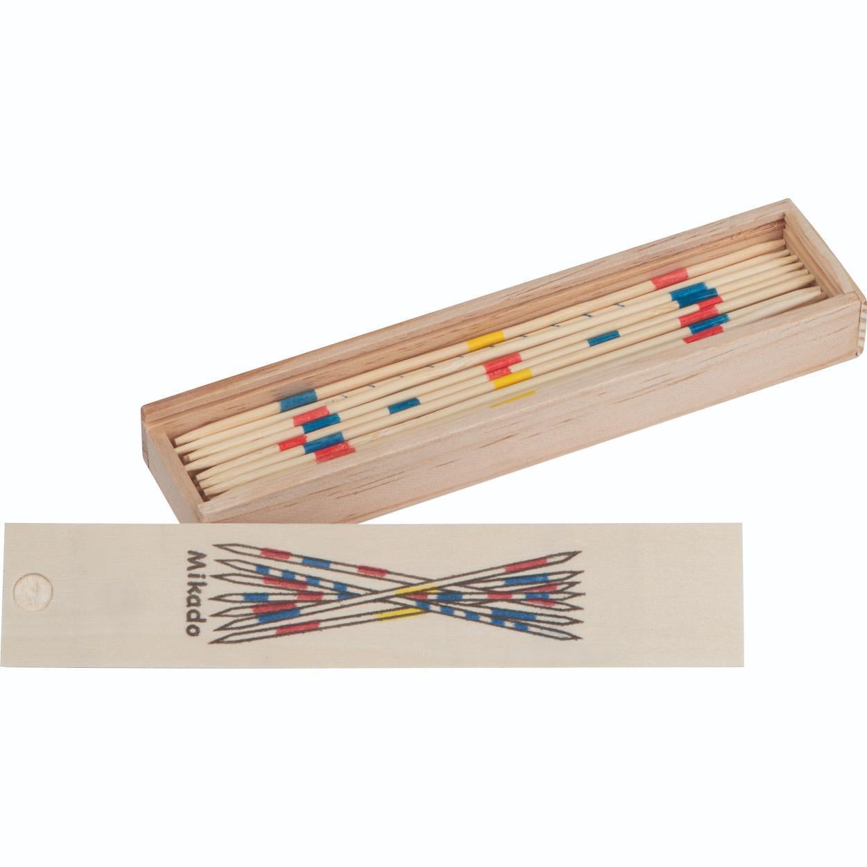 Mikadospel in houten box sample