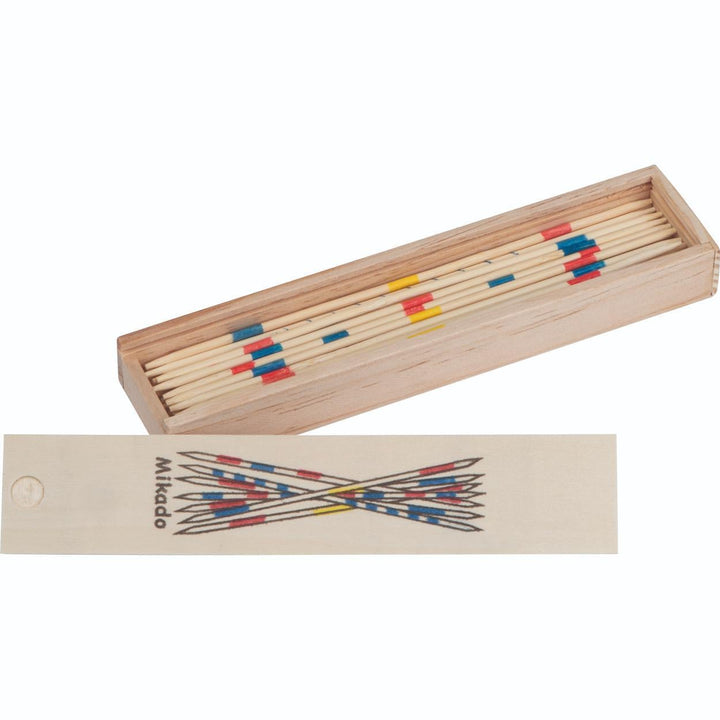 Mikadospel in houten box sample
