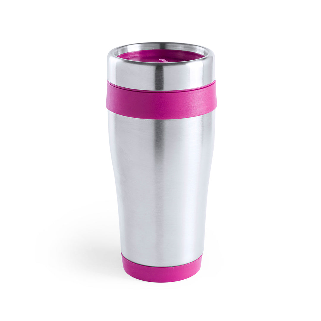 Geïsoleerde beker Fresno fuchsia 1 kleur