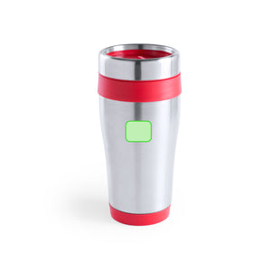 Geïsoleerde beker Fresno rood 1 kleur