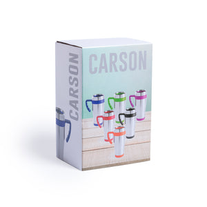 Geïsoleerde mok Carson oranje 1 kleur