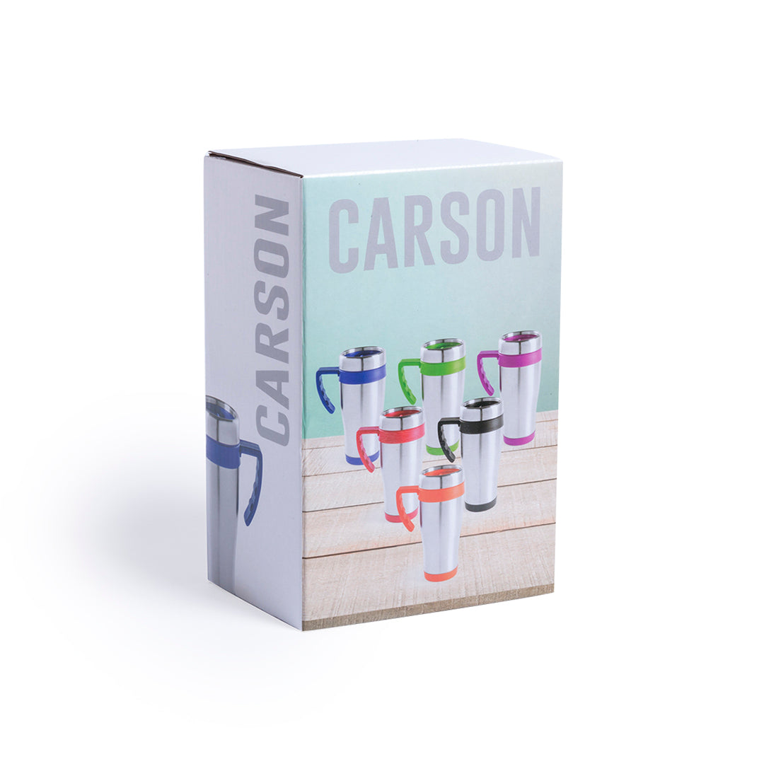 Geïsoleerde mok Carson fuchsia onbedrukt