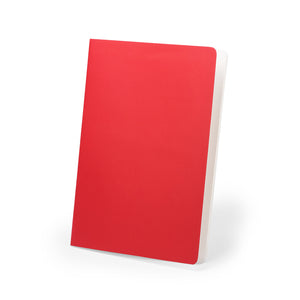 Notitieboekje Dienel rood 1 kleur