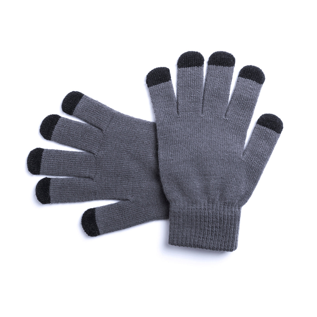 Touchscreenhandschoenen Tellar zwart/grijs 1 kleur