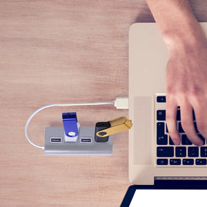 USB-hub Weeper zwart Graveren