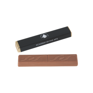 Chocolade stick met karamelvulling bedrukken
