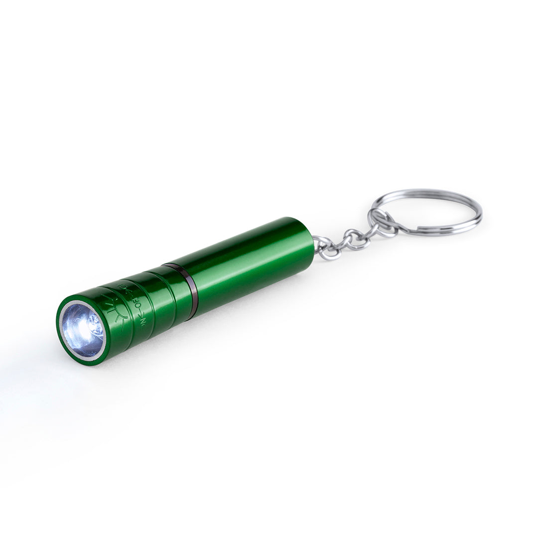 Sleutelhanger met zaklamp Flonse zwart 2 kleuren