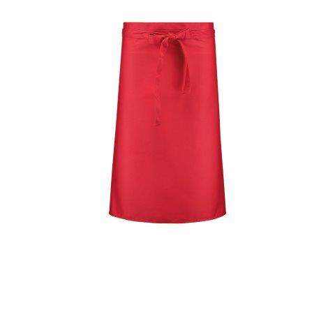 Schort / Sloof 71 x 96 cm bordeauxrood Borduren 10844