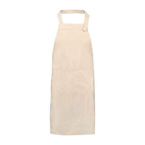 Schort met zak 85 x 75 cm khaki 1 kleur 10888