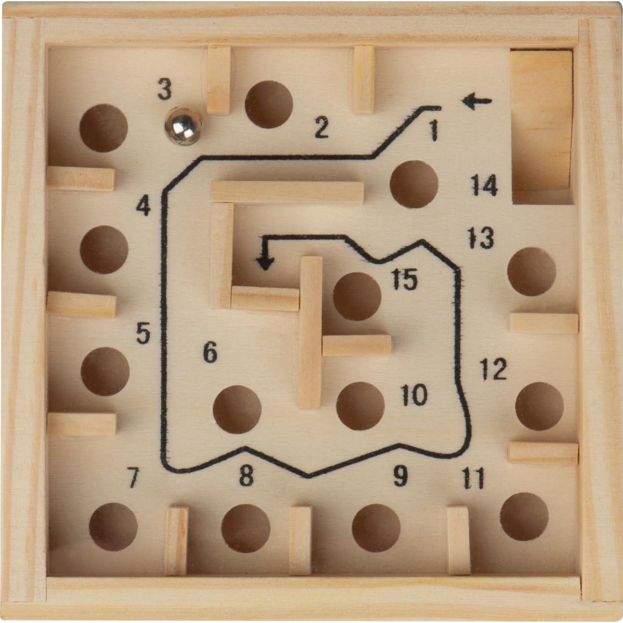 Geduldspel van hout sample