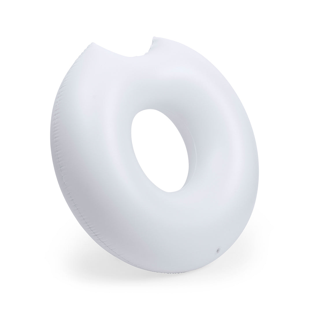 Luchtmatras donut wit onbedrukt